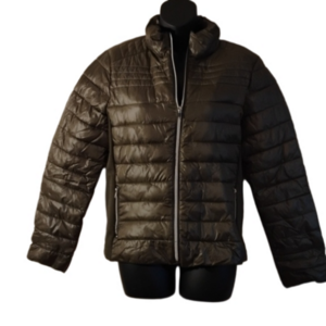 Cisona lightweight trendy  olive green/ grey jacket. Size medium.Great for fall!